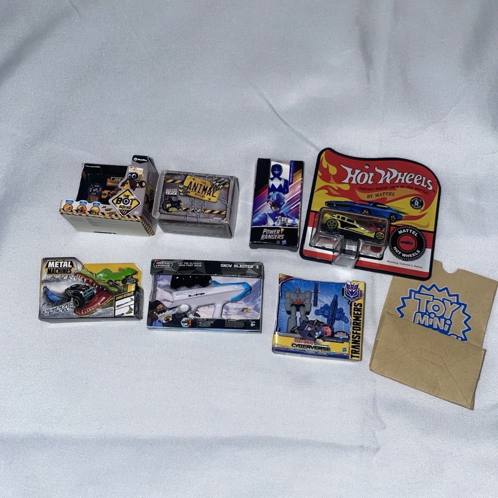 Zuru Toy Mini Brands Lot Hot Wheels Transformers Power Rangers Series 2 3 Bundle